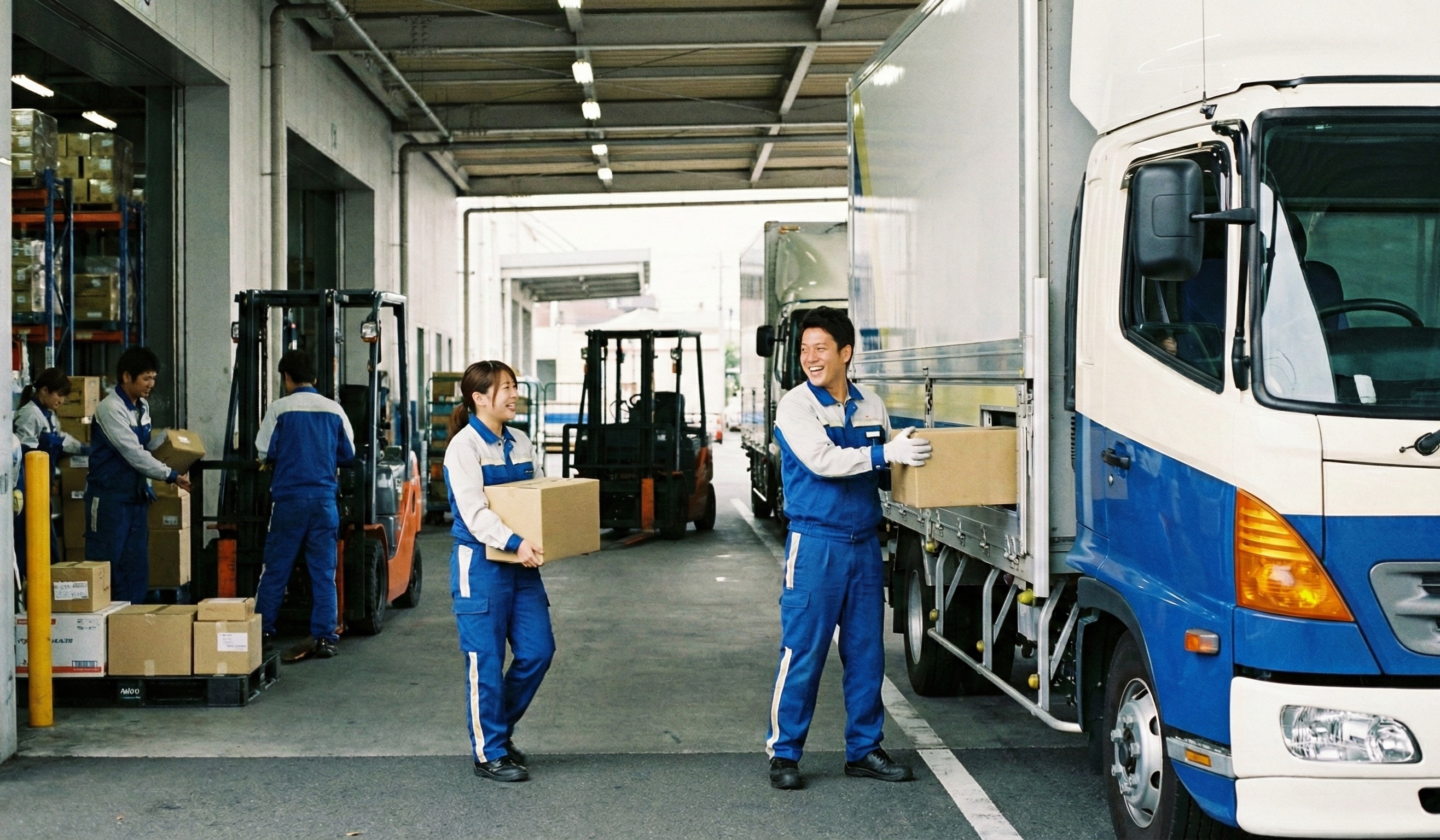 直販配送株式会社 埼玉県久喜市清久町49-2直販配送株式会社　久喜センターの正社員 中型トラックドライバーの求人情報イメージ1