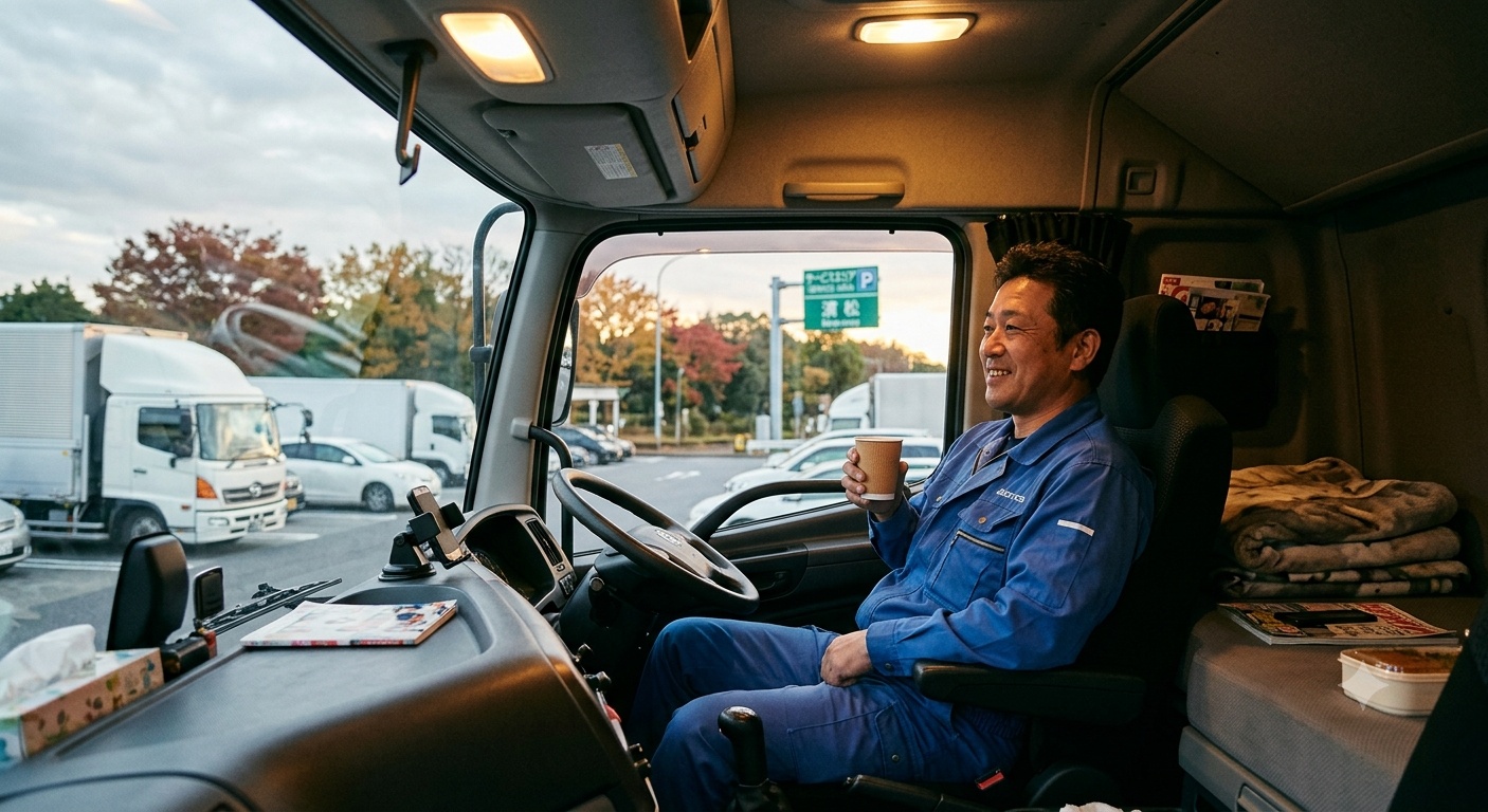 長距離ドライバーの1日の流れとは？過酷なイメージをリアルに解説！