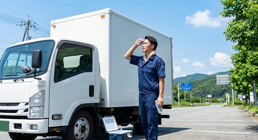 真夏を乗り切るドライバー必見アイテム！過酷な環境なら「転職」も視野に？