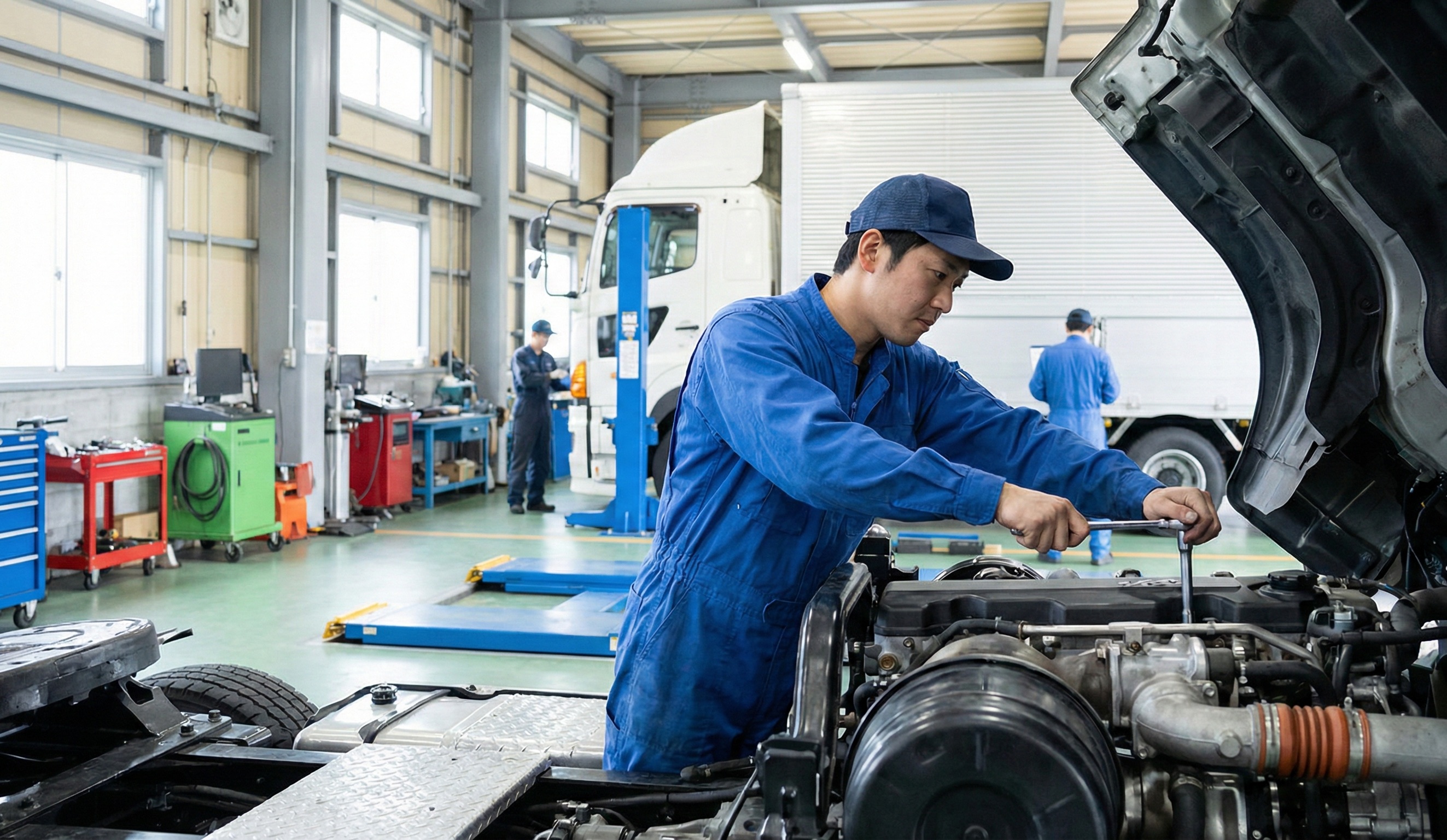 日ノ丸西濃運輸株式会社 島根県浜田市下府町327-33日ノ丸西濃運輸（株）浜田支店の正社員 自動車整備士の求人情報イメージ1