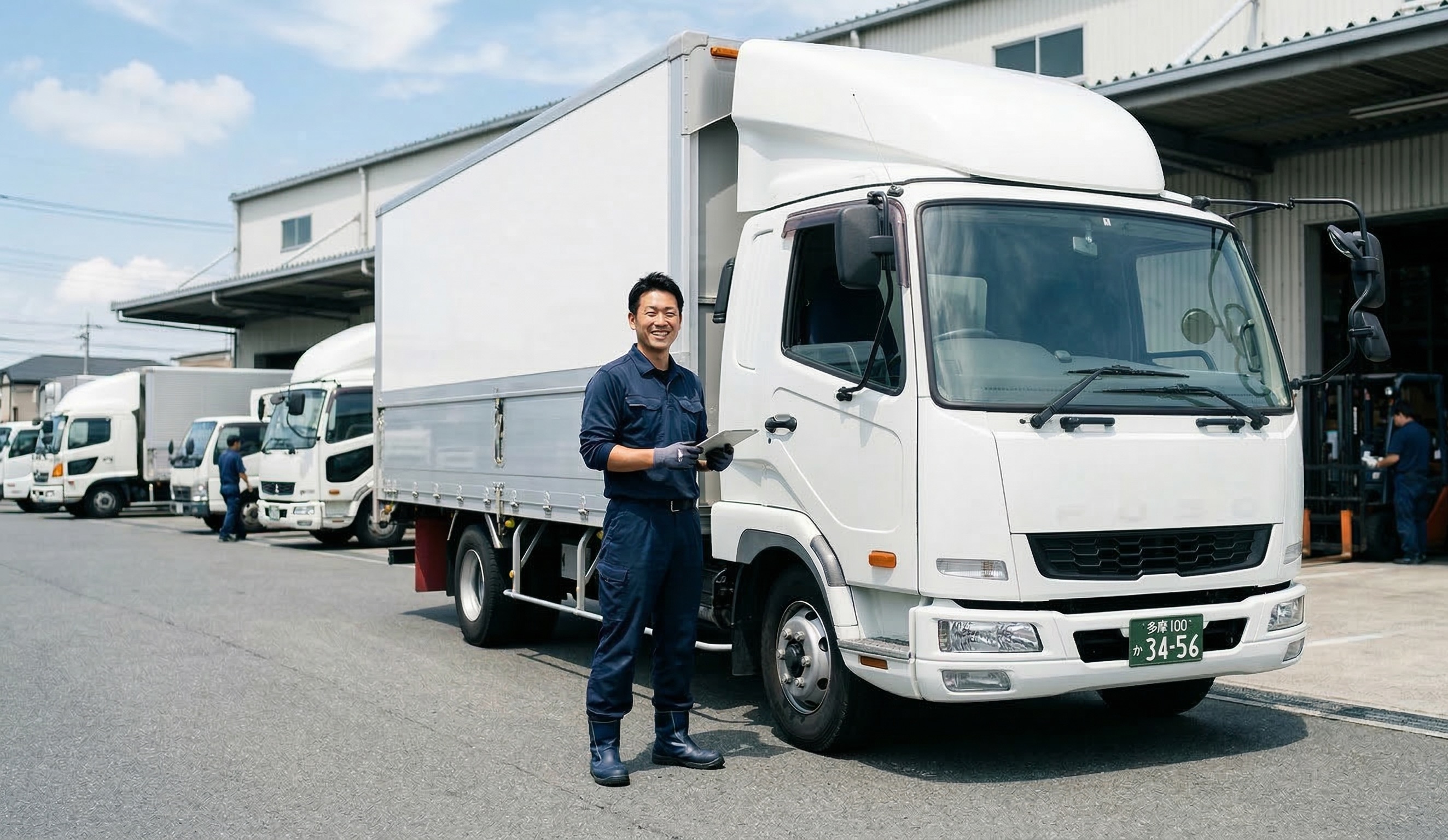 有限会社伸幸運輸梱包 埼玉県入間郡三芳町竹間沢東1-18の正社員 中型トラックドライバーの求人情報イメージ1
