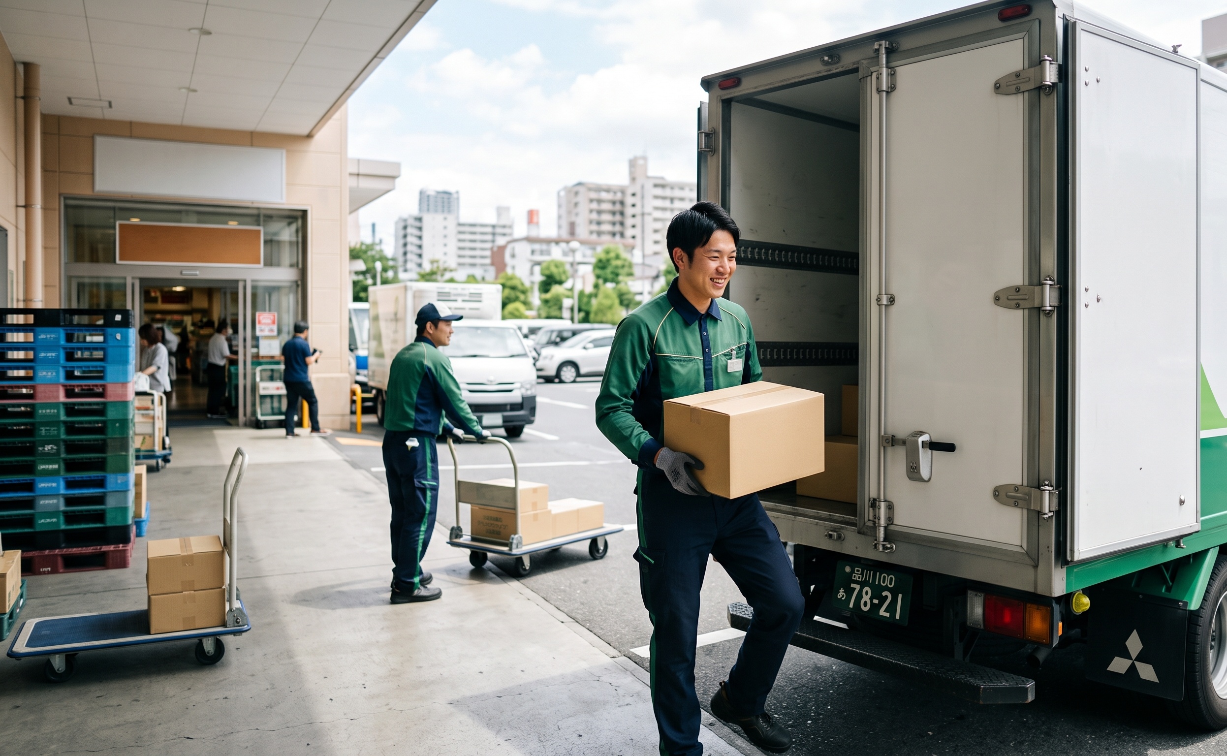 有限会社グリーンファイブクーリエ 千葉県市川市東菅野5-13-15の正社員 中型トラックドライバー求人イメージ