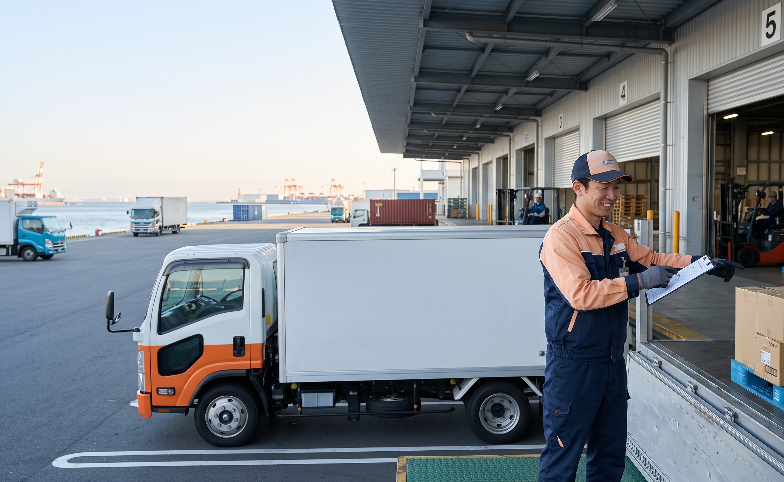 サザンポートライン株式会社 大阪府泉大津市なぎさ町8番8号の正社員 中型トラックドライバー求人イメージ